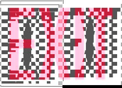 Exit, Pressure Sensitive Vinyl Exit Sign