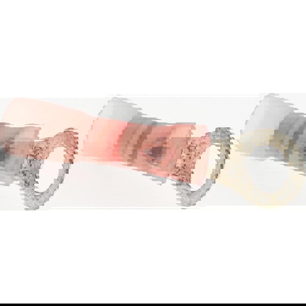 Closed Eyelet Ring Terminal: Partially Insulated, 22 to 18 AWG