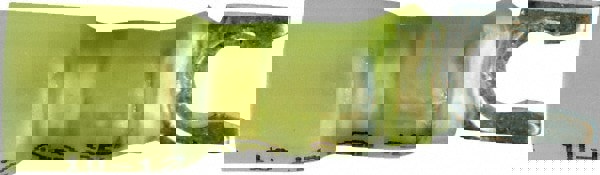 Spring Fork Terminal: Yellow, Polyolefin, Partially Insulated, #10 Stud