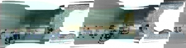 Spring Fork Terminal: Blue, Polyolefin, Partially Insulated, #8 Stud