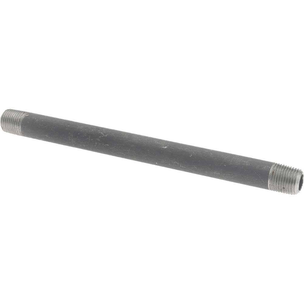 Black Pipe Nipple: 1/8