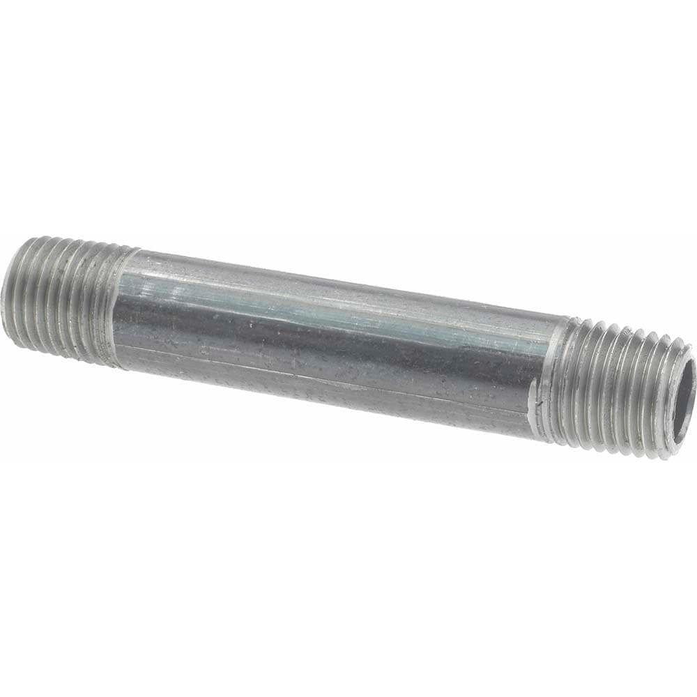 Black Pipe Nipple: 1/4