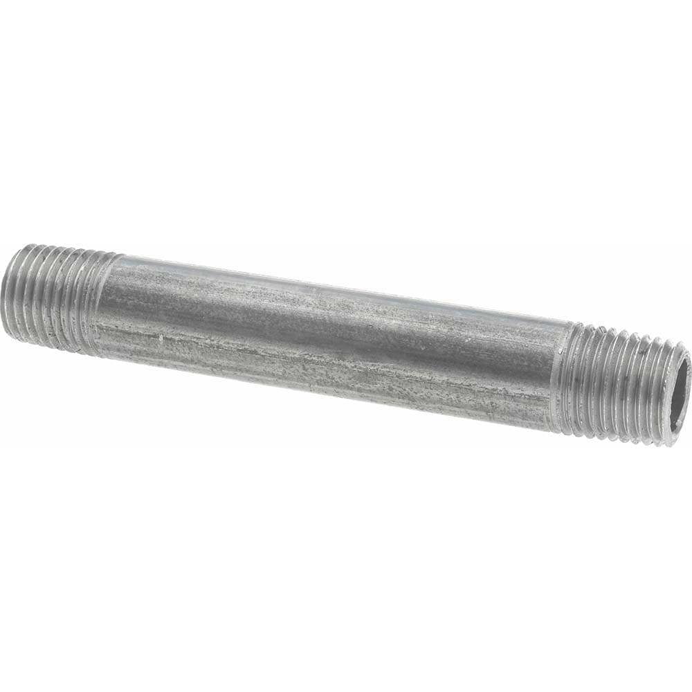 Black Pipe Nipple: 1/4