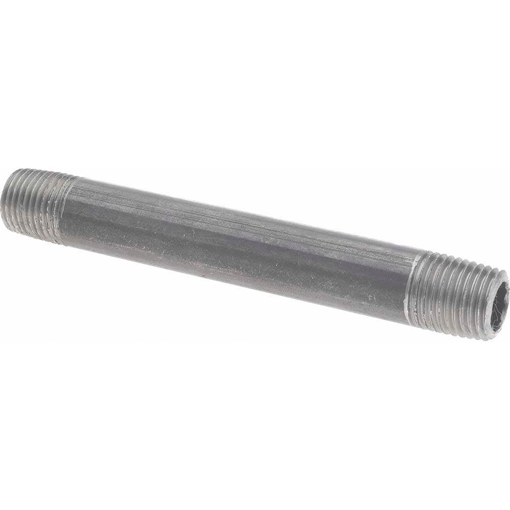 Black Pipe Nipple: 1/4