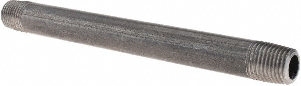 Black Pipe Nipple: 1/4