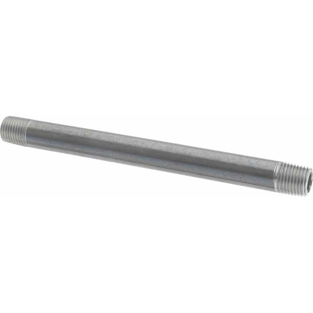 Black Pipe Nipple: 1/4