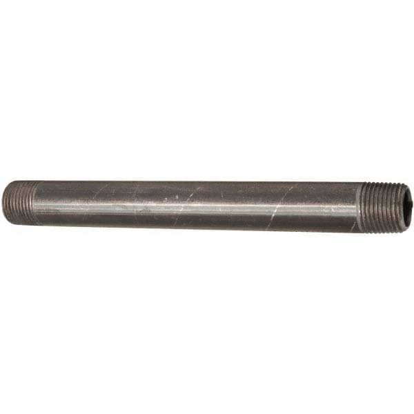 Black Pipe Nipple: 3/8