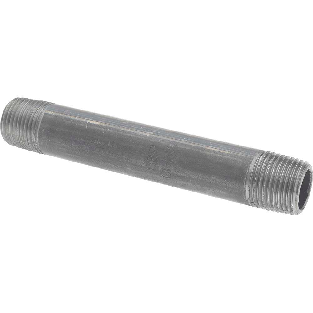 Black Pipe Nipple: 1/2