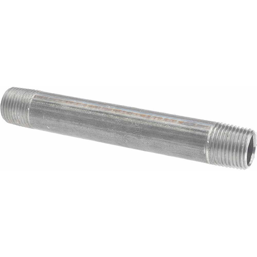 Black Pipe Nipple: 1/2