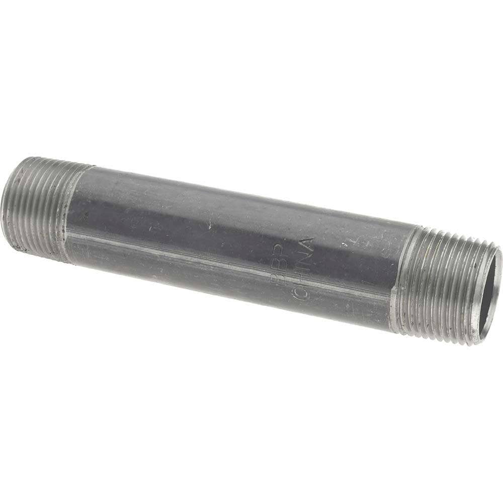 Black Pipe Nipple: 3/4