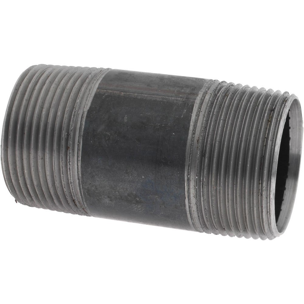 Black Pipe Nipple: 1-1/4