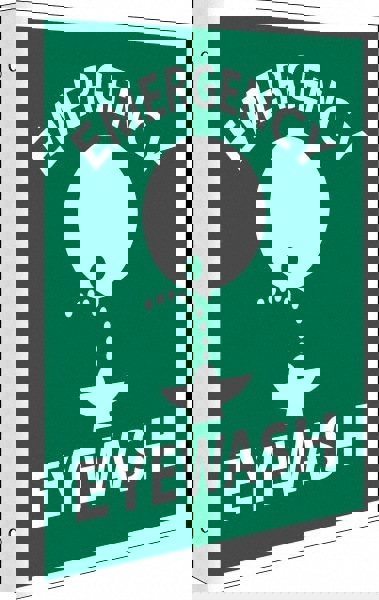 First Aid Sign: Rectangle, 