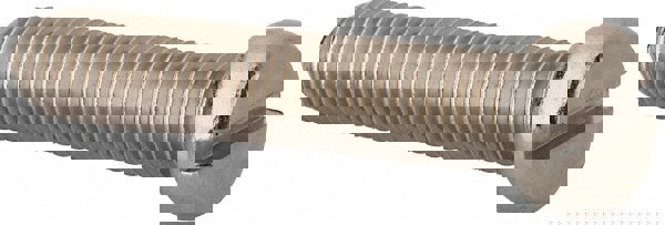 Machine Screw: M10x1.5 x 50.00 mm Length Under Head, Fillister Head, Slotted