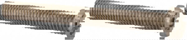 Machine Screw: M10x1.5 x 90.00 mm Length Under Head, Fillister Head, Slotted