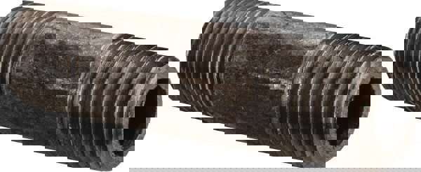 Black Pipe Nipple: 1/4