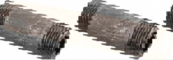 Black Pipe Nipple: 1/4