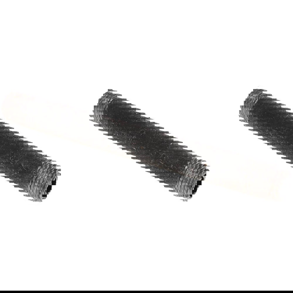 Black Pipe Nipple: 1/4