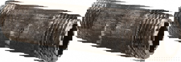 Black Pipe Nipple: 1/2