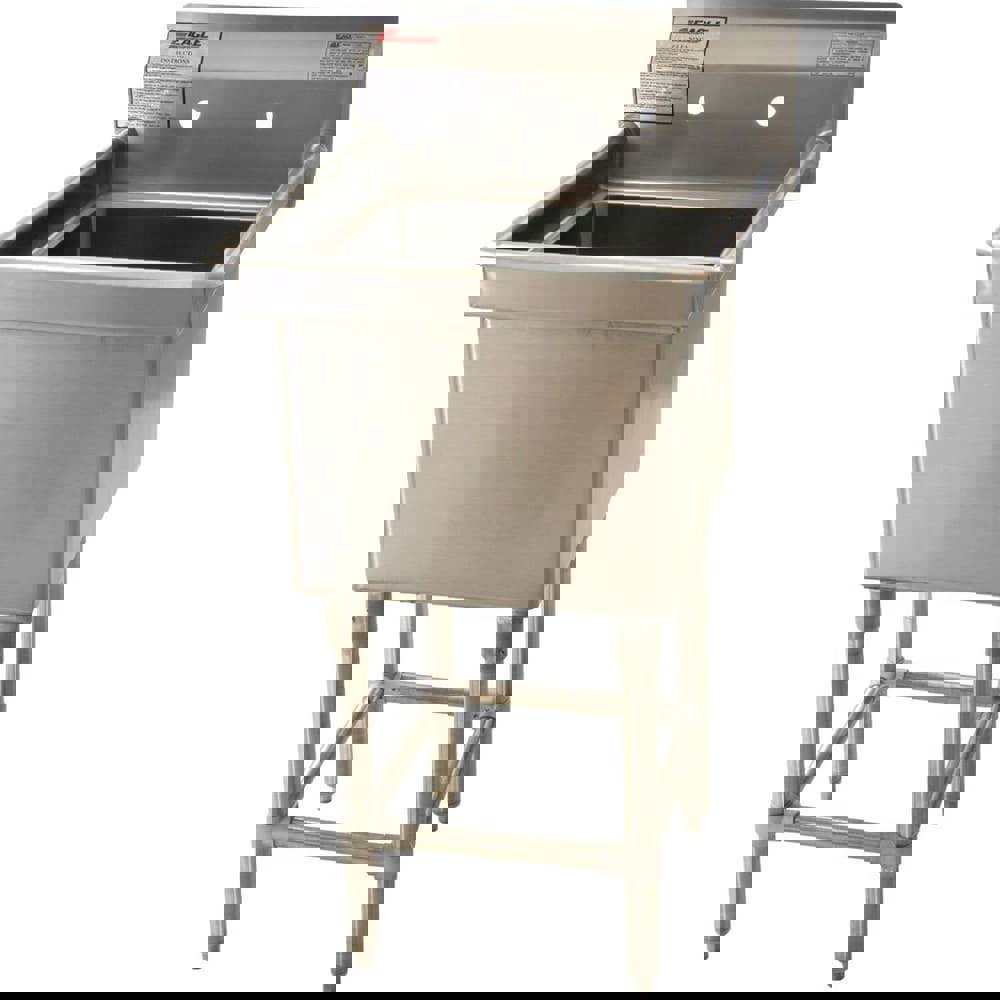 Sinks; Mounting Location: Free-Standing ; Number Of Bowls: 1 ; Material: Stainless Steel ; Faucet Included: No ; Faucet Type: No Faucet ; Depth (Inch): 14