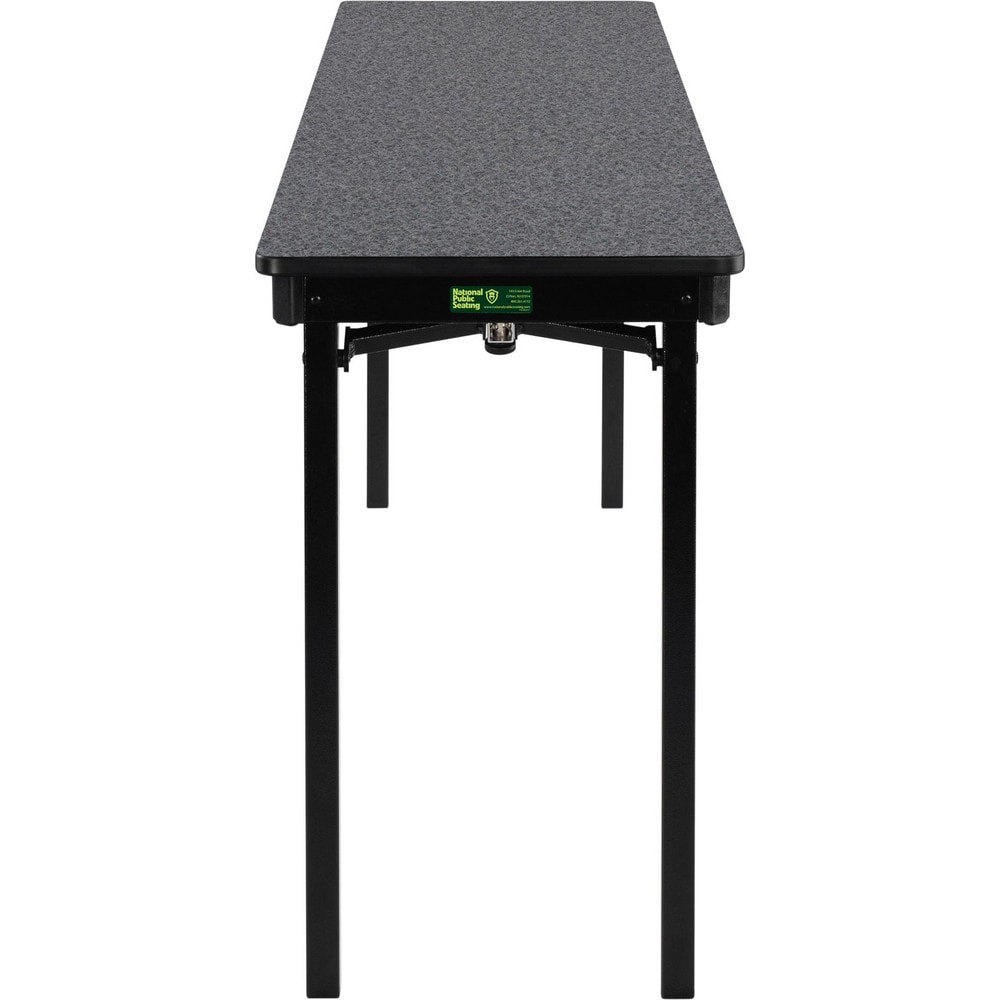 Folding Tables; Overall Width (Inch): 18 ; Overall Height (Inch): 29 ; Overall Length: 72.00in ; Work Surface Orientation: Flat ; Shape: Rectangle ; Foot Type: Glide