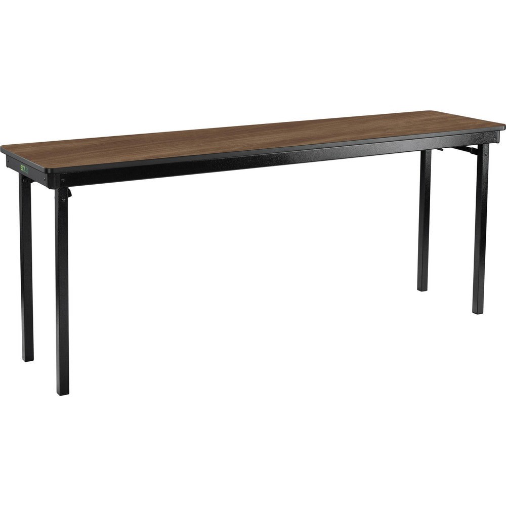 Folding Tables; Overall Width (Inch): 18 ; Overall Height (Inch): 29 ; Overall Length: 72.00in ; Work Surface Orientation: Flat ; Shape: Rectangle ; Foot Type: Glide