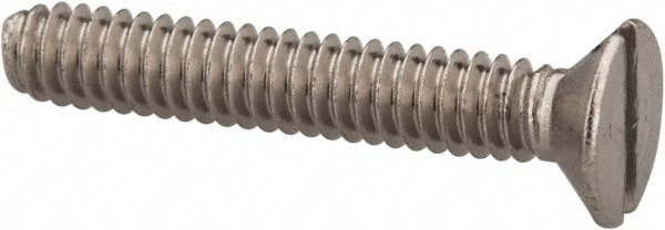 Machine Screw: Flat Head, Slotted
