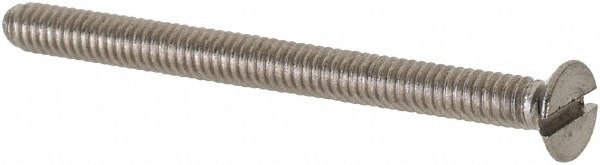 Machine Screw: Flat Head, Slotted