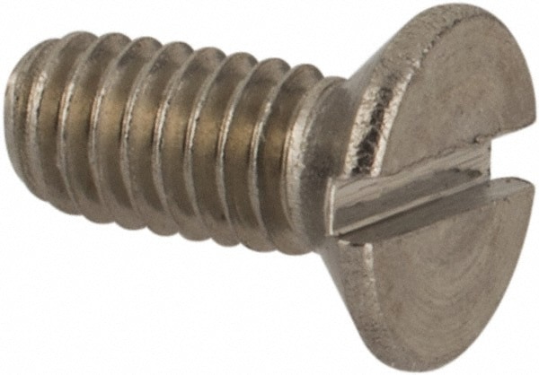 Machine Screw: Flat Head, Slotted