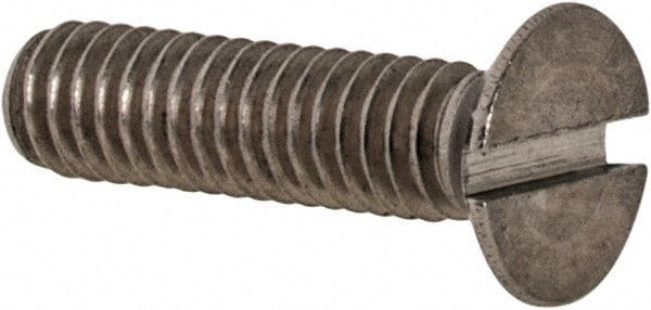 Machine Screw: Flat Head, Slotted