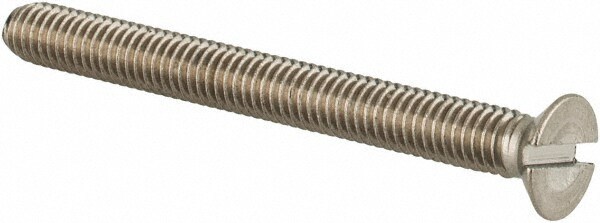 Machine Screw: Flat Head, Slotted