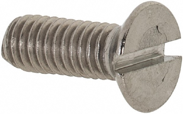 Machine Screw: Flat Head, Slotted