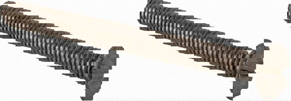 Machine Screw: M3.5x0.6 x 40.00 mm OAL, Flat Head, Slotted