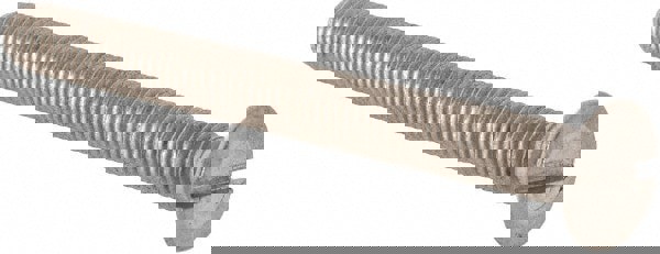 Machine Screw: M5x0.8 x 50.00 mm OAL, Flat Head, Slotted