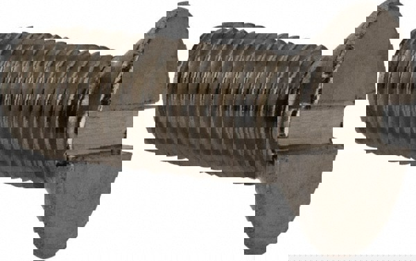 Machine Screw: M6x1 x 16.00 mm OAL, Flat Head, Slotted