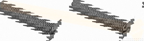 Machine Screw: M6x1 x 90.00 mm OAL, Flat Head, Slotted