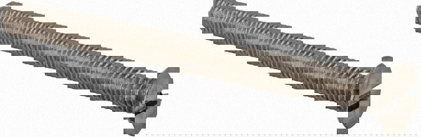 Machine Screw: M8x1.25 x 100.00 mm OAL, Flat Head, Slotted