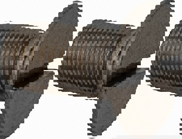 Machine Screw: M12x1.75 x 25.00 mm OAL, Flat Head, Slotted