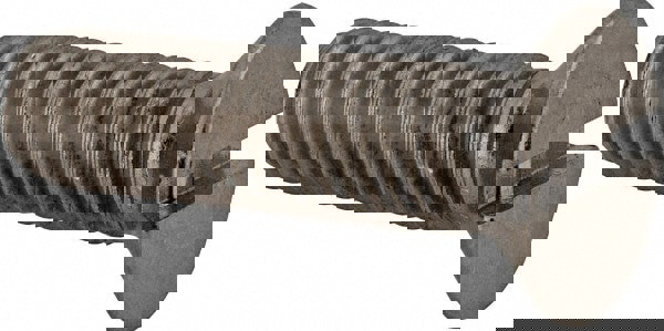 Machine Screw: M12x1.75 x 45.00 mm OAL, Flat Head, Slotted