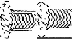 Machine Screw: Oval Head, Slotted
