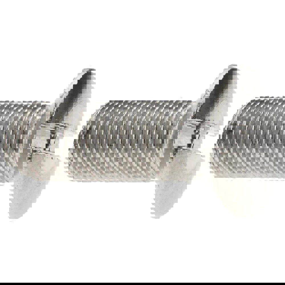 Machine Screw: M10x1.5 x 30.00 mm OAL, Oval Head, Slotted