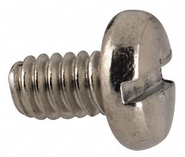 Machine Screw: Pan Head, Slotted