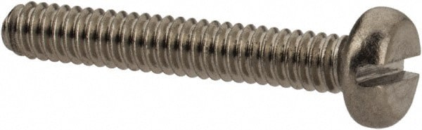 Machine Screw: Pan Head, Slotted