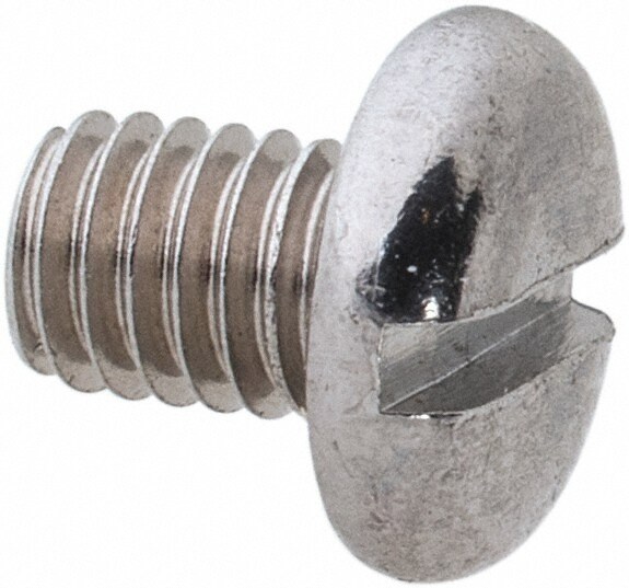 Machine Screw: Pan Head, Slotted