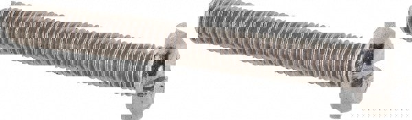 Machine Screw: M3x0.5, 25.00 mm Length Under Head, Pan Head, Slotted