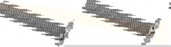 Machine Screw: M6x1 x 80.00 mm Length Under Head, Pan Head, Slotted