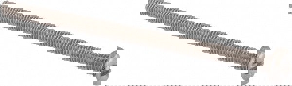 Machine Screw: M6x1 x 100.00 mm Length Under Head, Pan Head, Slotted