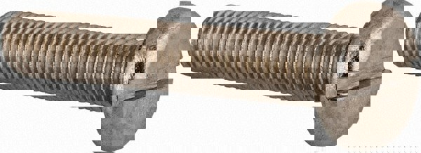 Machine Screw: M8x1.25 x 45.00 mm Length Under Head, Pan Head, Slotted