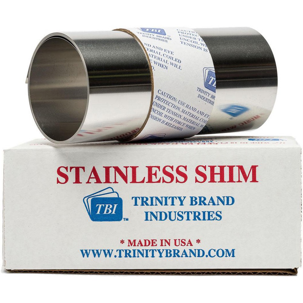 Shim Stock: 0.012'' Thick, 100'' Long, 6