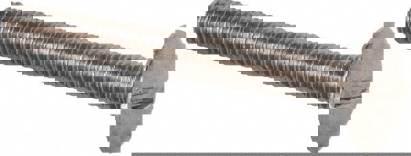 Machine Screw: M5x0.8 x 40.00 mm Length Under Head, Truss Head, Slotted