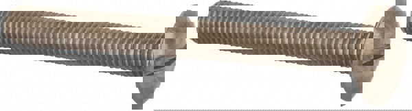 Machine Screw: M5x0.8 x 50.00 mm Length Under Head, Truss Head, Slotted